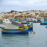 Le port de Marsaxlokk. לוצות במרסאשלוק 